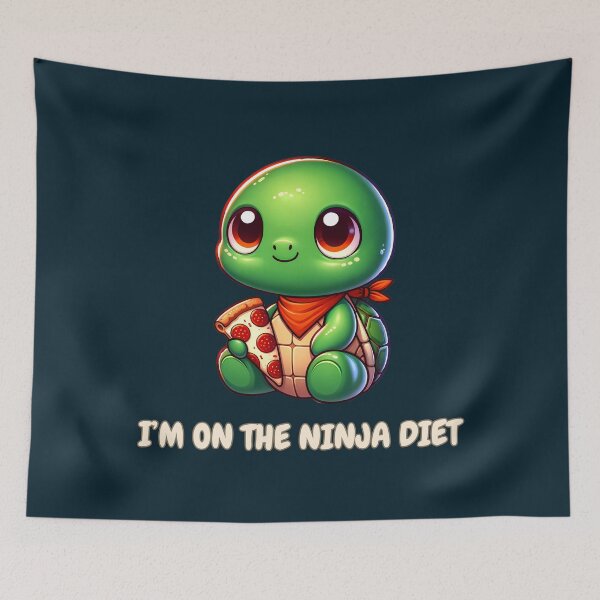 Item preview, Ninja Pizza Fan designed and sold by RuyaFab.