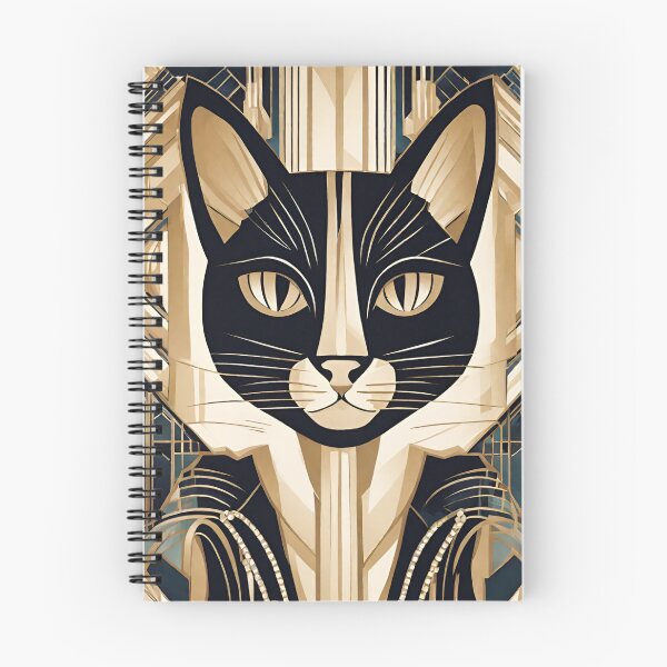 Artikelvorschau, Katzen-Art-Deco-Stil entworfen und verkauft von ArDecoS.
