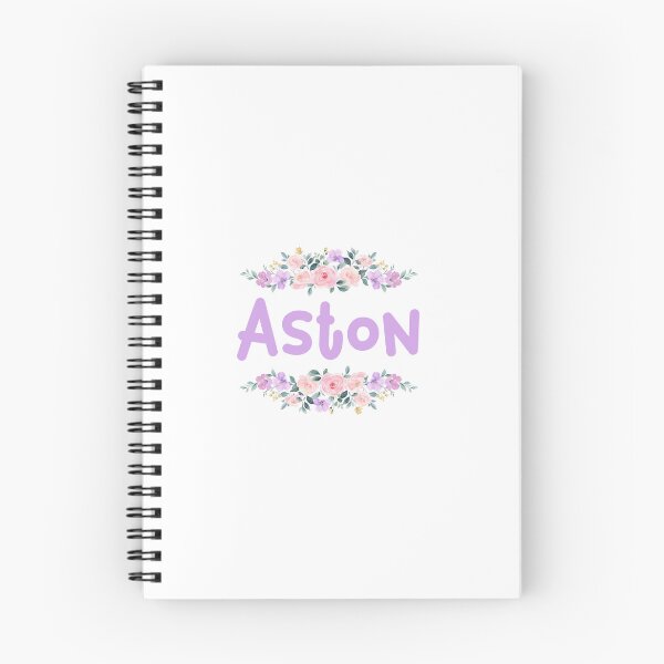 Item preview, Purple Flower Aston Name Label designed and sold by NormadWorld.
