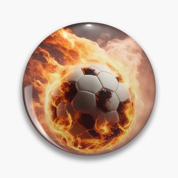 Item preview, soccer ball on fire designed and sold by IzoGen78.
