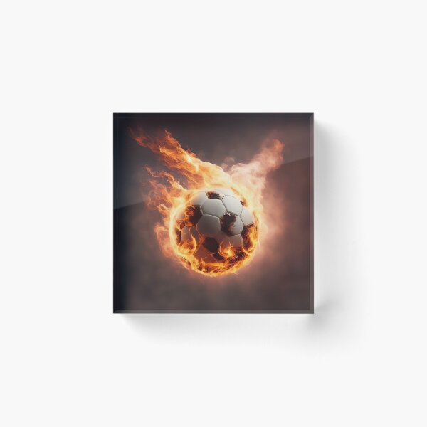 Item preview, soccer ball on fire designed and sold by IzoGen78.