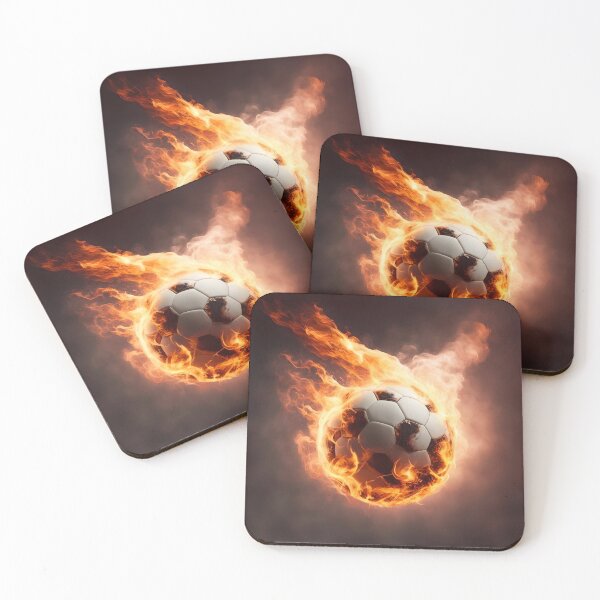 Item preview, soccer ball on fire designed and sold by IzoGen78.