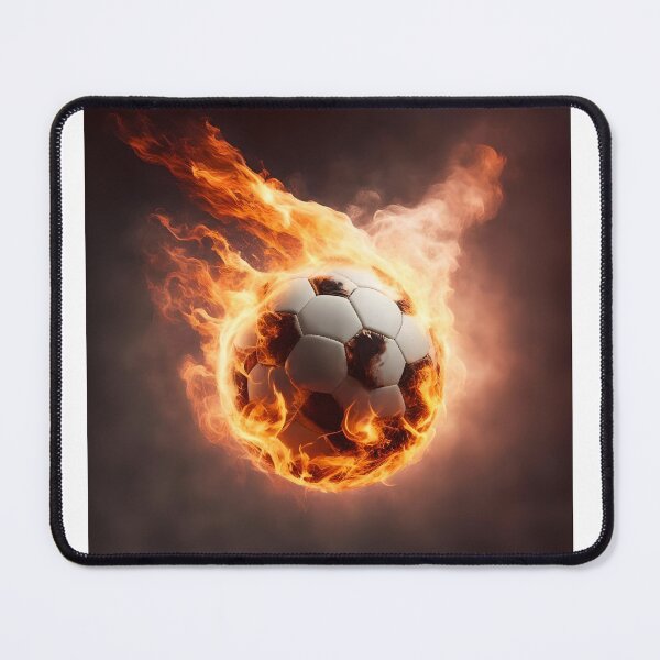 Item preview, soccer ball on fire designed and sold by IzoGen78.