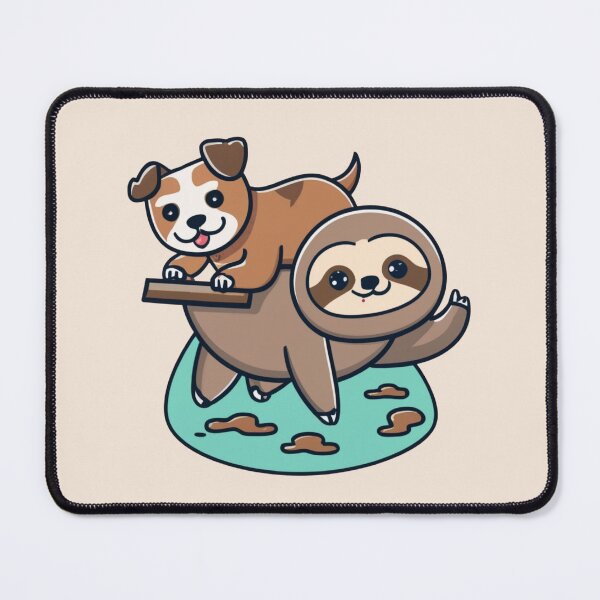 Item preview, Cute Sloth and Dog Friendship for Animals Lover designed and sold by Laugh-Lines.
