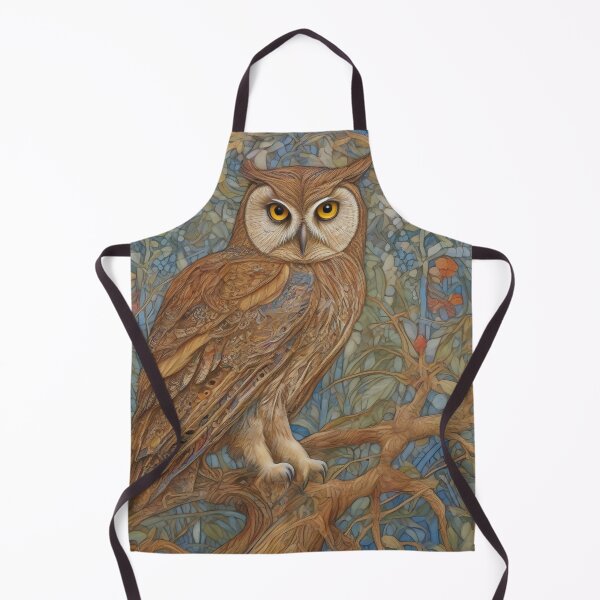 Item preview, Whimsical Owl and Willow Artistry in Vintage Style designed and sold by Tamas Das.