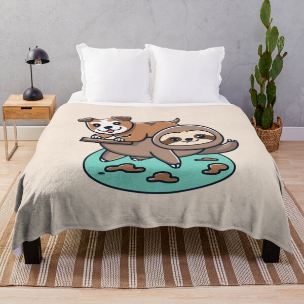 Item preview, Cute Sloth and Dog Friendship for Animals Lover designed and sold by Laugh-Lines.