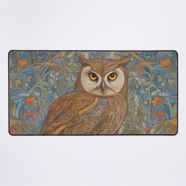 Item preview, Whimsical Owl and Willow Artistry in Vintage Style designed and sold by Tamas Das.