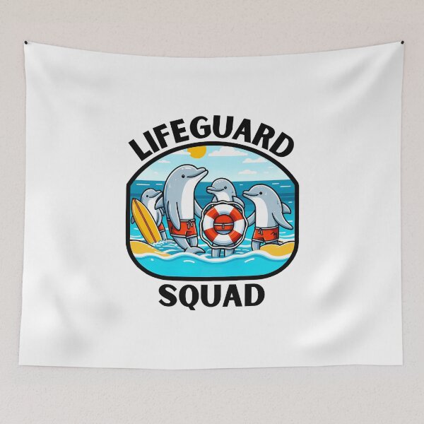Item preview, Lifeguard Squad: Dolphin Rescue Team designed and sold by Upetees.