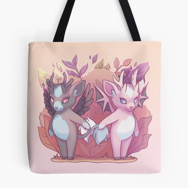 Item preview, Angel and Devil Deer Spirits in the Forest designed and sold by kyriqin.