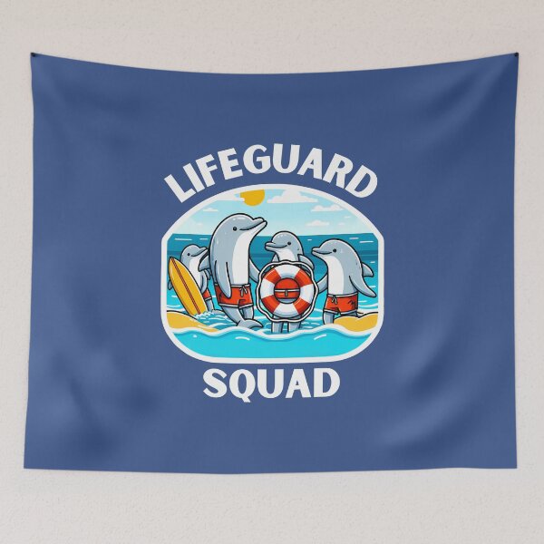 Item preview, Lifeguard Squad: Dolphin Rescue Team designed and sold by Upetees.