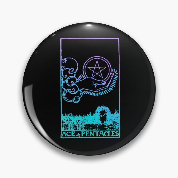 Item preview, Ace of Pentacles Tarot Card Rider Waite Witchy designed and sold by taaddison50.
