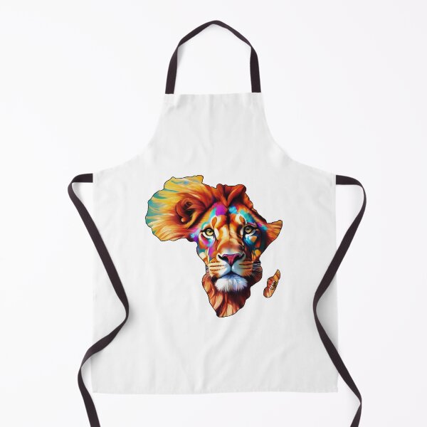 Item preview, Colorful King of the Beasts; Mother Continent; Africa; designed and sold by Mona-Leilah.