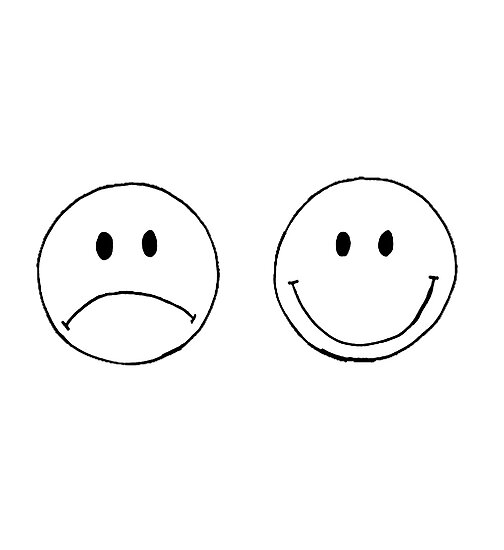 "smiley/frowny face" Photographic Print by peachycrafts | Redbubble