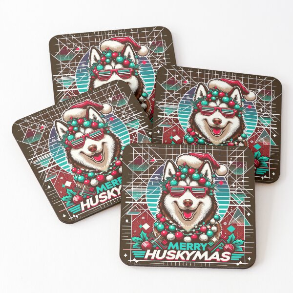 Item preview, 80's Merry Huskymas designed and sold by WycWycCo.