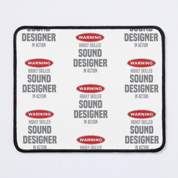 Item preview, Highly Skilled Sound Designer in Action designed and sold by NermilioDesigns.