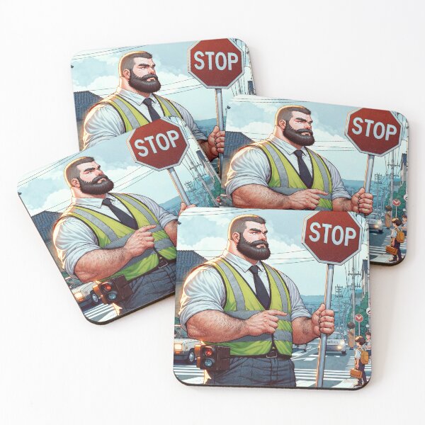 Item preview, Bear Crossing Guard designed and sold by Michael Bastianelli.