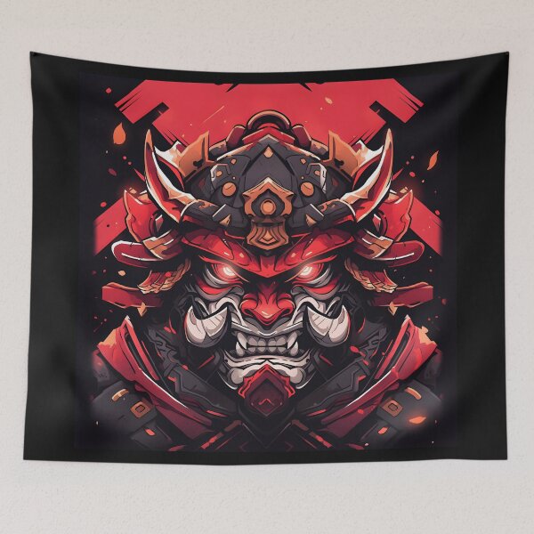 Item preview, Scary Samurai Mask designed and sold by LynZorArts.