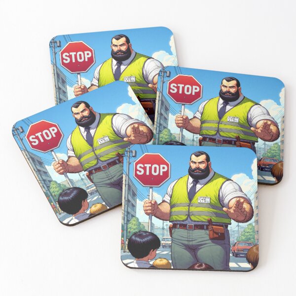 Item preview, School Crossing Guard Hunk designed and sold by Michael Bastianelli.