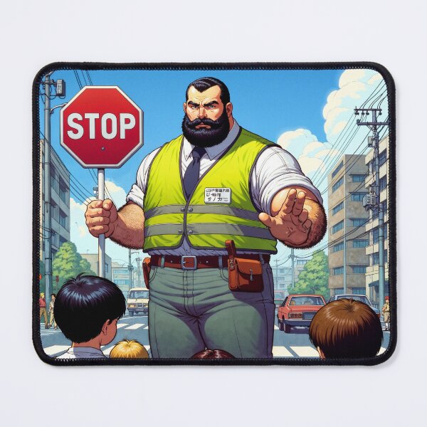 Item preview, School Crossing Guard Hunk designed and sold by Michael Bastianelli.