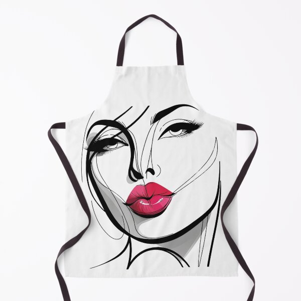 Item preview, Kiss my Lips Girl - Line Art designed and sold by LineArtByLovi.