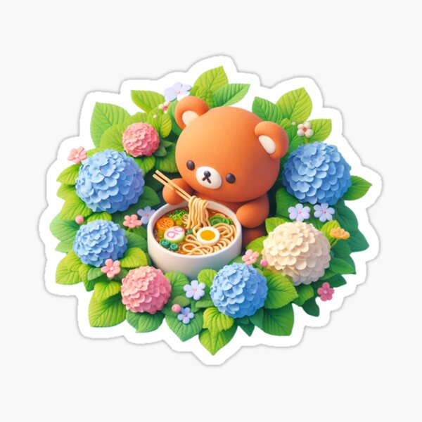 Rilakkuma Happy Picnic Sticker Sheet - Green