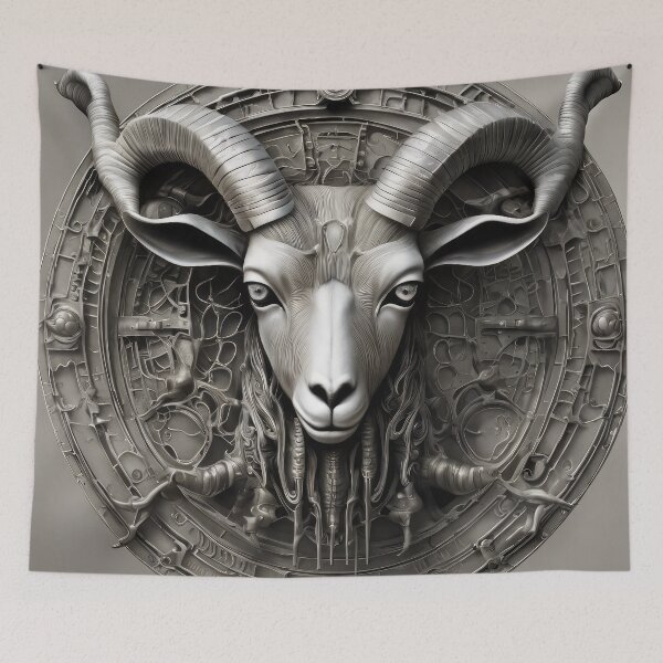 Item preview, Chinese Goat sign designed and sold by Graphqueen.