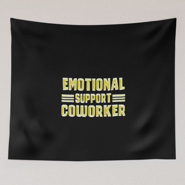 Item preview, Emotional Support Coworker designed and sold by Icerizeartx.