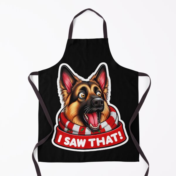 Item preview, I Saw That meme German Shepherd Dog Happy Holidays Merry Christmas designed and sold by plushism.