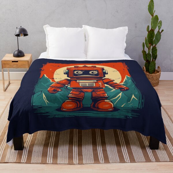 Item preview, Retro Robot Adventurer designed and sold by Twisted Kids.