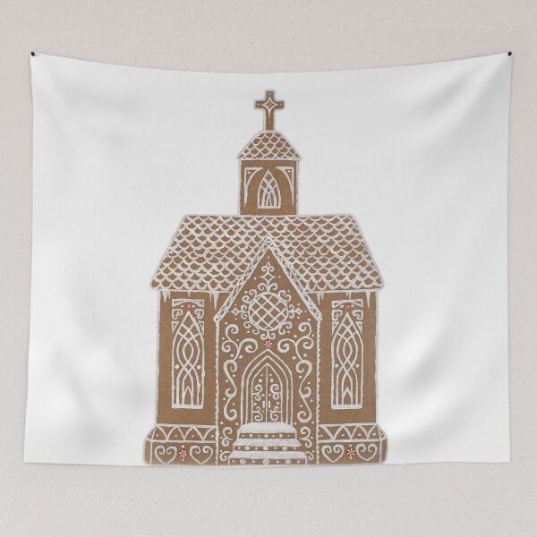 Item preview, Gingerbread Church designed and sold by Elizabeth McDaniel.
