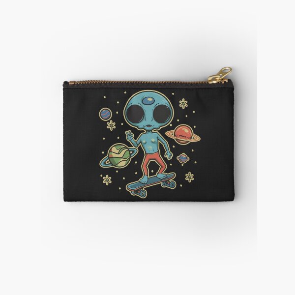 Item preview, Alien Skateboard Space Punk designed and sold by NAMIllustrator.