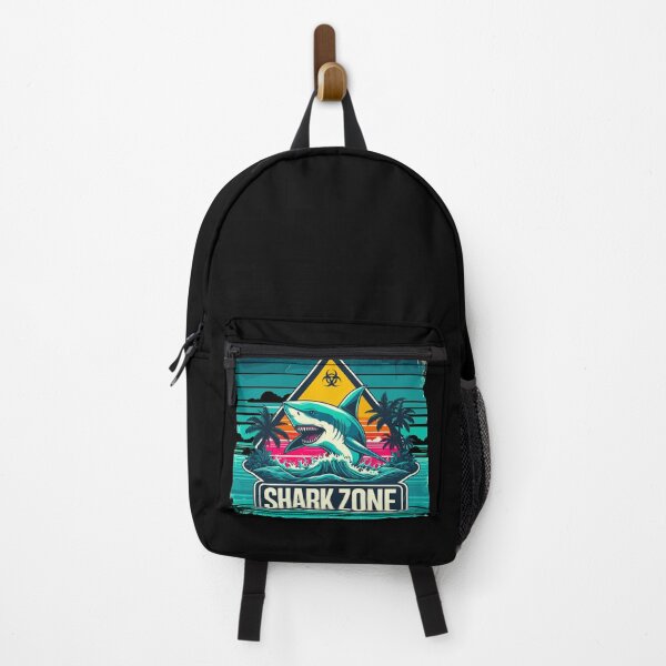 Item preview, Shark zone warning designed and sold by TomFrontierArt.