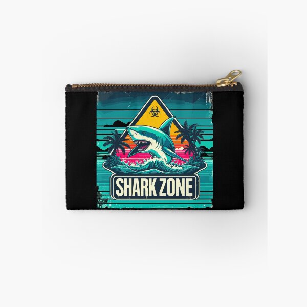 Item preview, Shark zone warning designed and sold by TomFrontierArt.