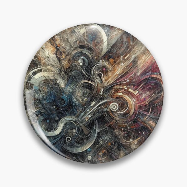 Item preview, Mechanical Whirl - Abstract Industrial Art Print designed and sold by ChromaticBlend.