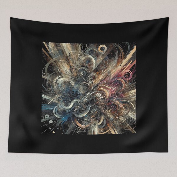 Item preview, Mechanical Whirl - Abstract Industrial Art Print designed and sold by ChromaticBlend.