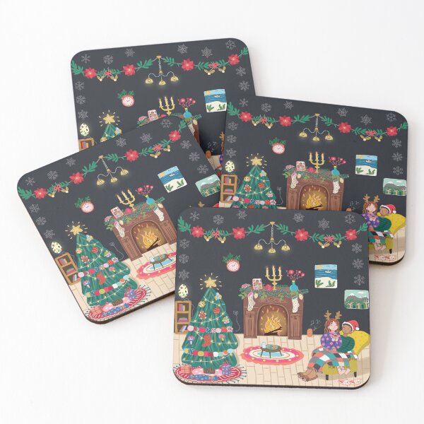 Item preview, Cute Couple on Christmas designed and sold by Bianca Nita.