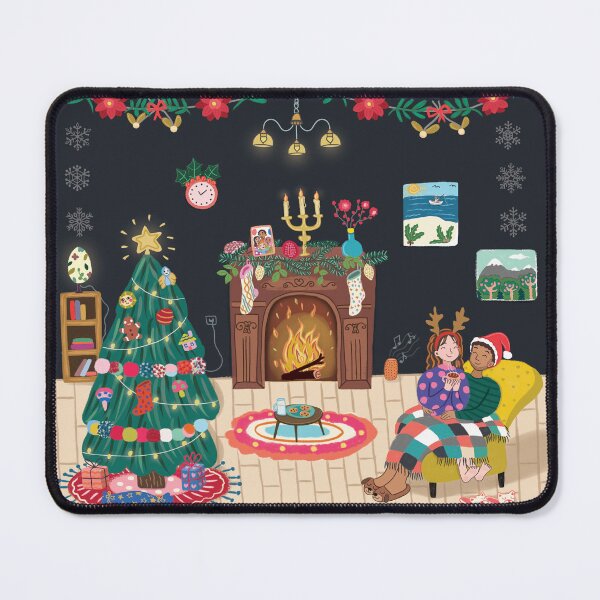 Item preview, Cute Couple on Christmas designed and sold by Bianca Nita.