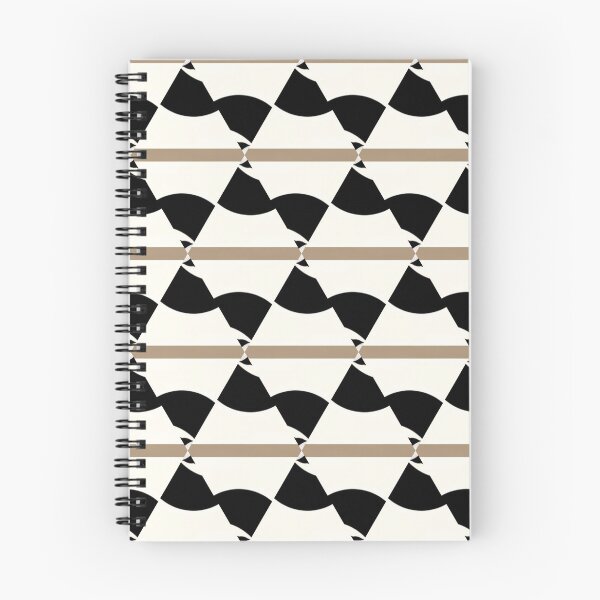 Item preview, Cream and Black Modern Minimal Aesthetic Geometric Pattern designed and sold by Mehwish.