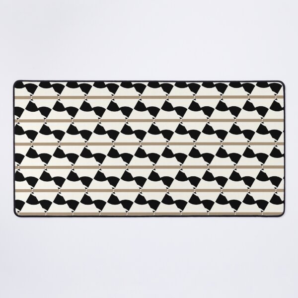 Item preview, Cream and Black Modern Minimal Aesthetic Geometric Pattern designed and sold by Mehwish.