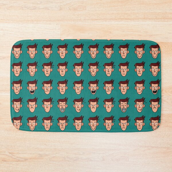 Item preview, Various good and bad facial expressions of a man designed and sold by HarridanCreates.