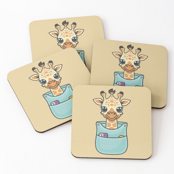 Item preview, Cute Giraffe in a pocket designed and sold by this-is-mona.