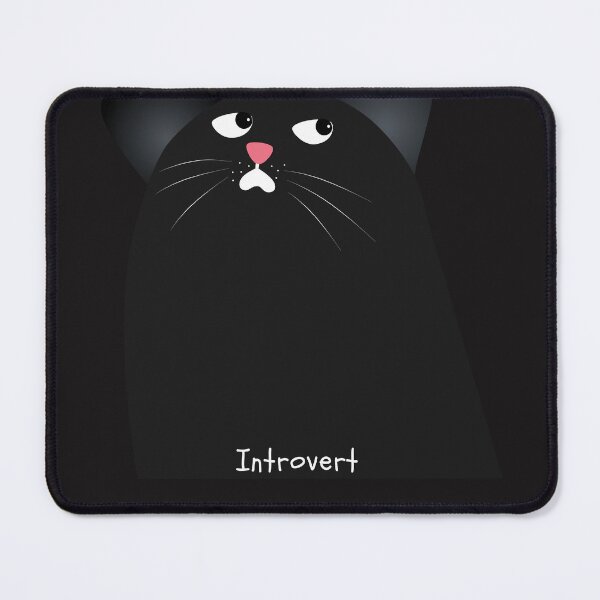 Item preview, Introvert cat designed and sold by msliewdesign.