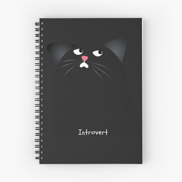 Item preview, Introvert cat designed and sold by msliewdesign.