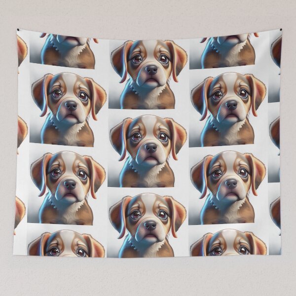 Item preview, CUTE DOG crying designed and sold by 123JUST4U.
