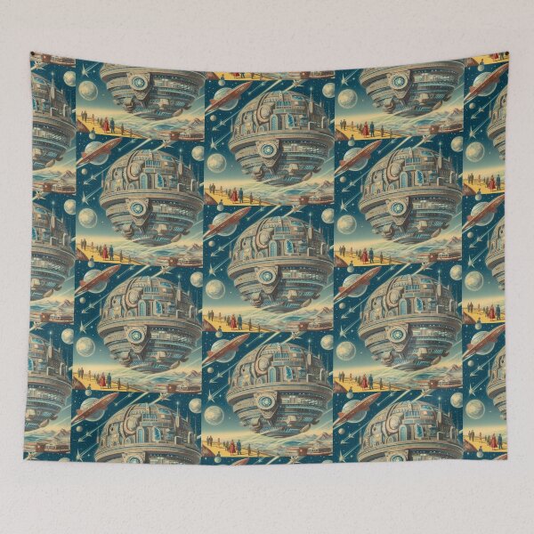 Item preview, Death Star in Retro-Future Fusion style designed and sold by thebennington12.