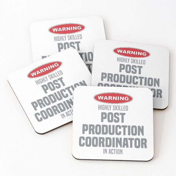 Item preview, Highly Skilled Post-Production Coordinator in Action designed and sold by NermilioDesigns.