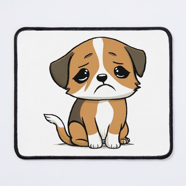 Item preview, CUTE DOG crying designed and sold by 123JUST4U.
