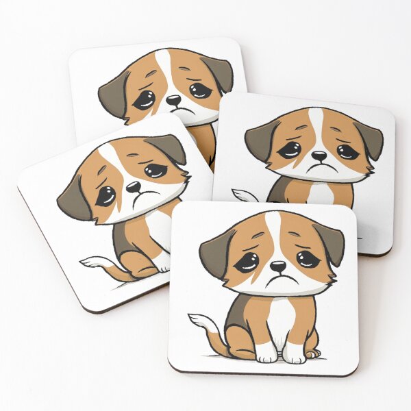 Item preview, CUTE DOG crying designed and sold by 123JUST4U.