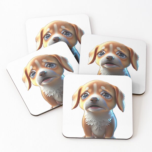 Item preview, CUTE DOG crying designed and sold by 123JUST4U.