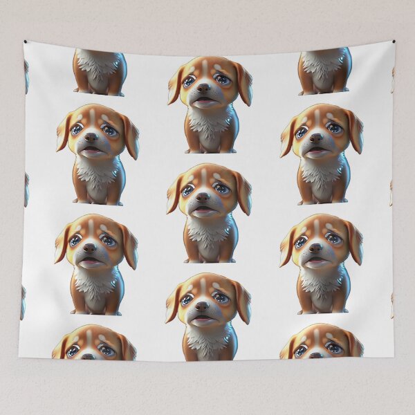 Item preview, CUTE DOG crying designed and sold by 123JUST4U.